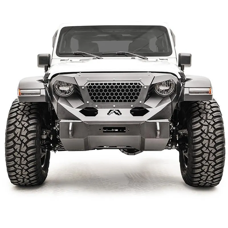 19 current jeep gladiator grumper series front bumper bumper fab fours 170586 19 current jeep gladiator grumper series front bumper bumper fab fours 170586