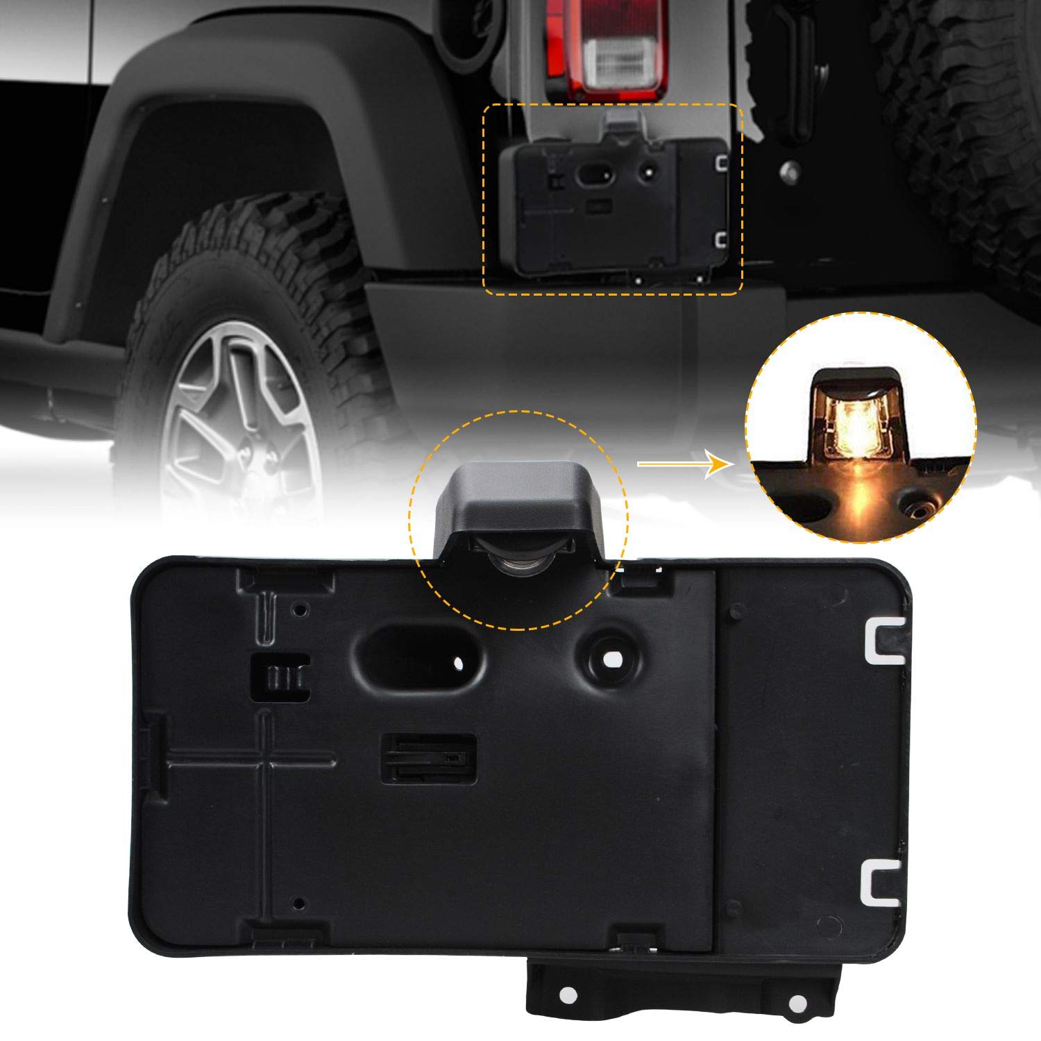 JK Number Plate Relocator